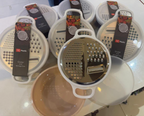 4-in-1 multi grater with case, cover, slicer, shredder kitchen tool