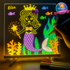 MagicGlow™ Glowing LED Drawing Board (Allow to open)