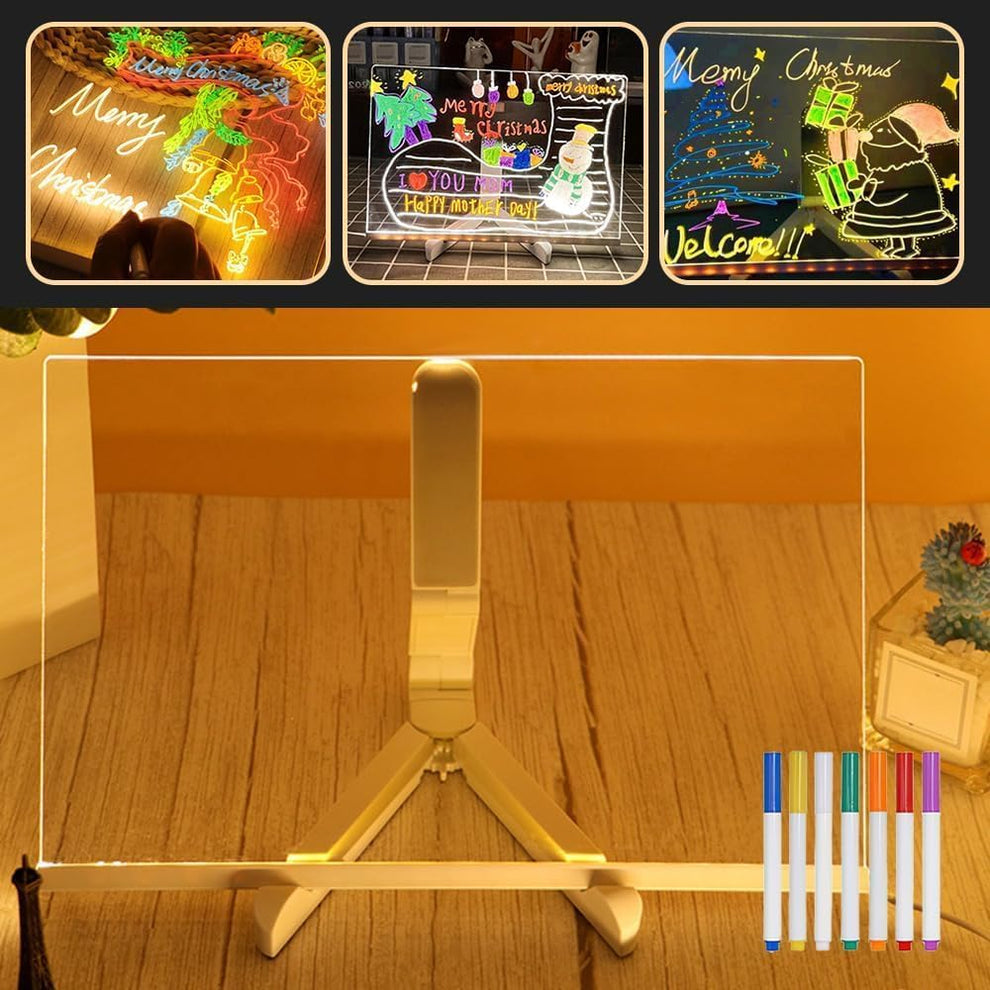 MagicGlow™ Glowing LED Drawing Board (Allow to open)
