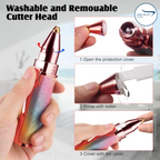 2 In 1 Rechargeable Flawless Eyebrow & Facial Hair Remover