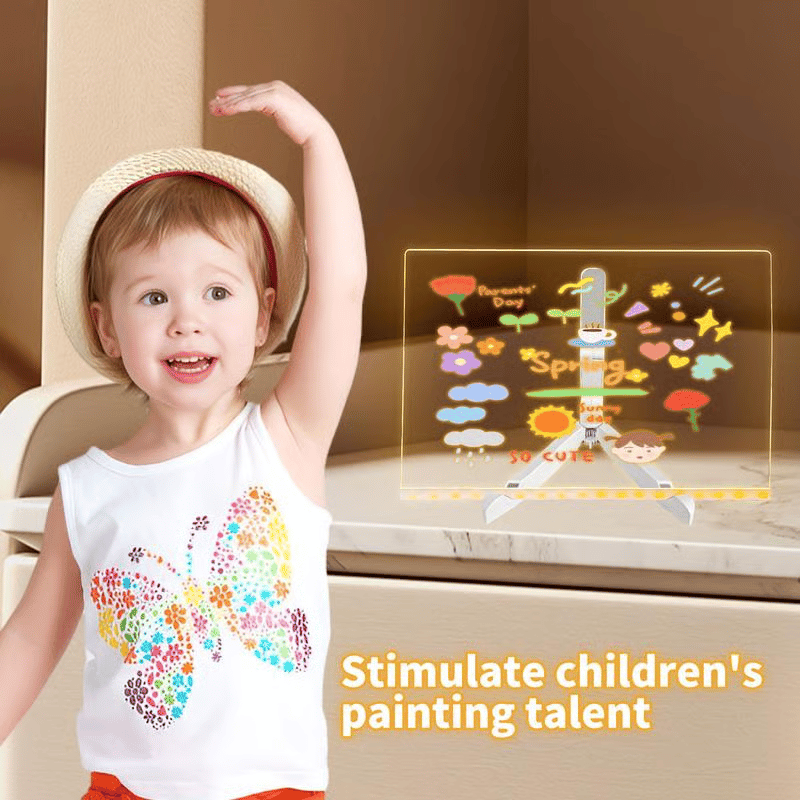 MagicGlow™ Glowing LED Drawing Board (Allow to open)