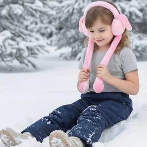 Kids Winter Earmuffs (Random Color)