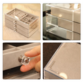Acrylic Velvet Jewelry Organizer