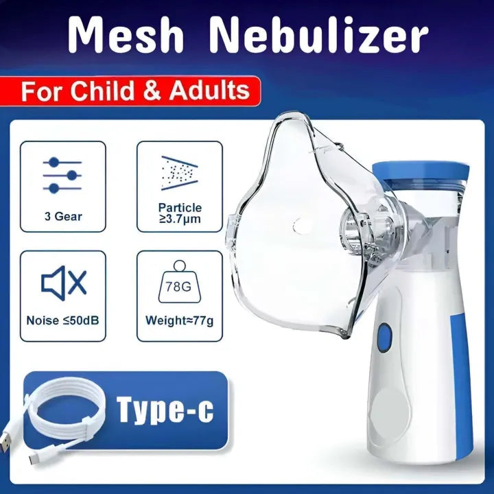 The Portable Mesh Nebulizer Machine for Adults & Kids