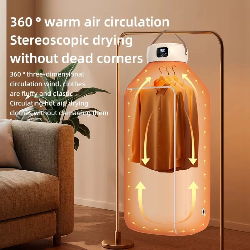 Compact Smart Clothes Drying Heater - Foldable