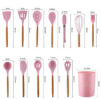 12-Pcs Silicone Kitchen Utensil Set
