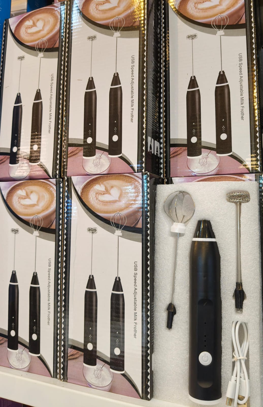 Electric Rechargeable Coffee Beater
