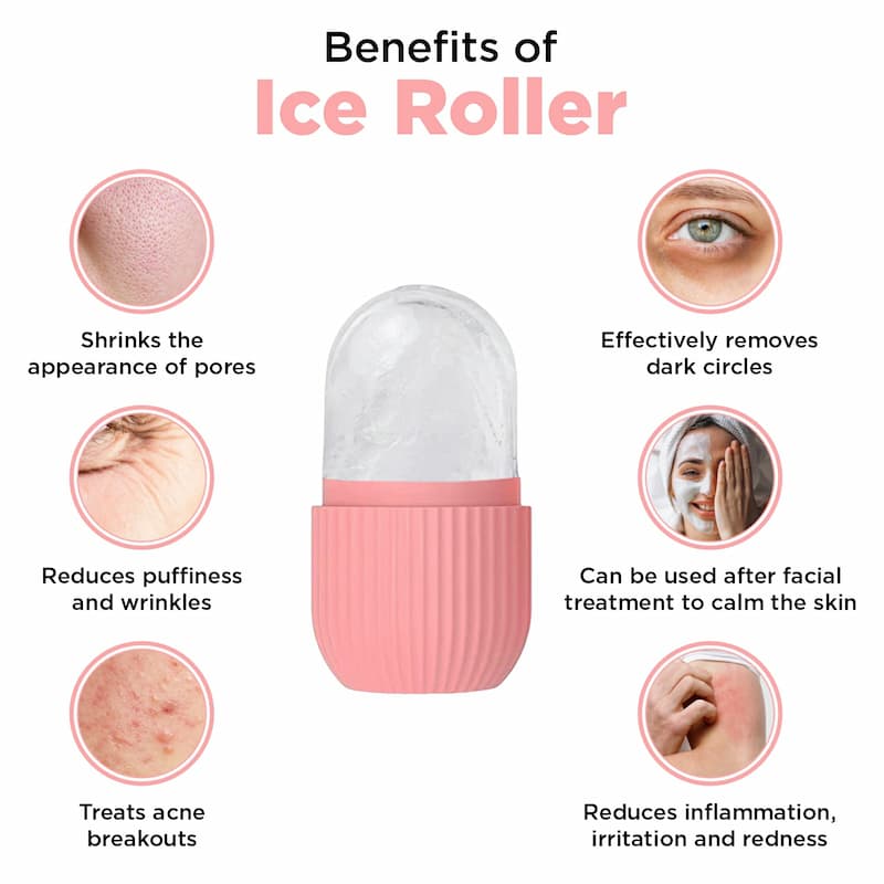 Ice Face Roller Silicone Facial Cube