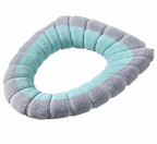 Warm toilet seat cover mat, thick, soft, washable bathroom cushion