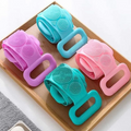Silicone back scrubbing belt and towel, body sponge for skincare