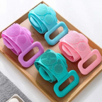 Silicone back scrubbing belt and towel, body sponge for skincare