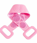 Silicone back scrubbing belt and towel, body sponge for skincare