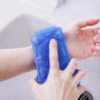 Silicone back scrubbing belt and towel, body sponge for skincare