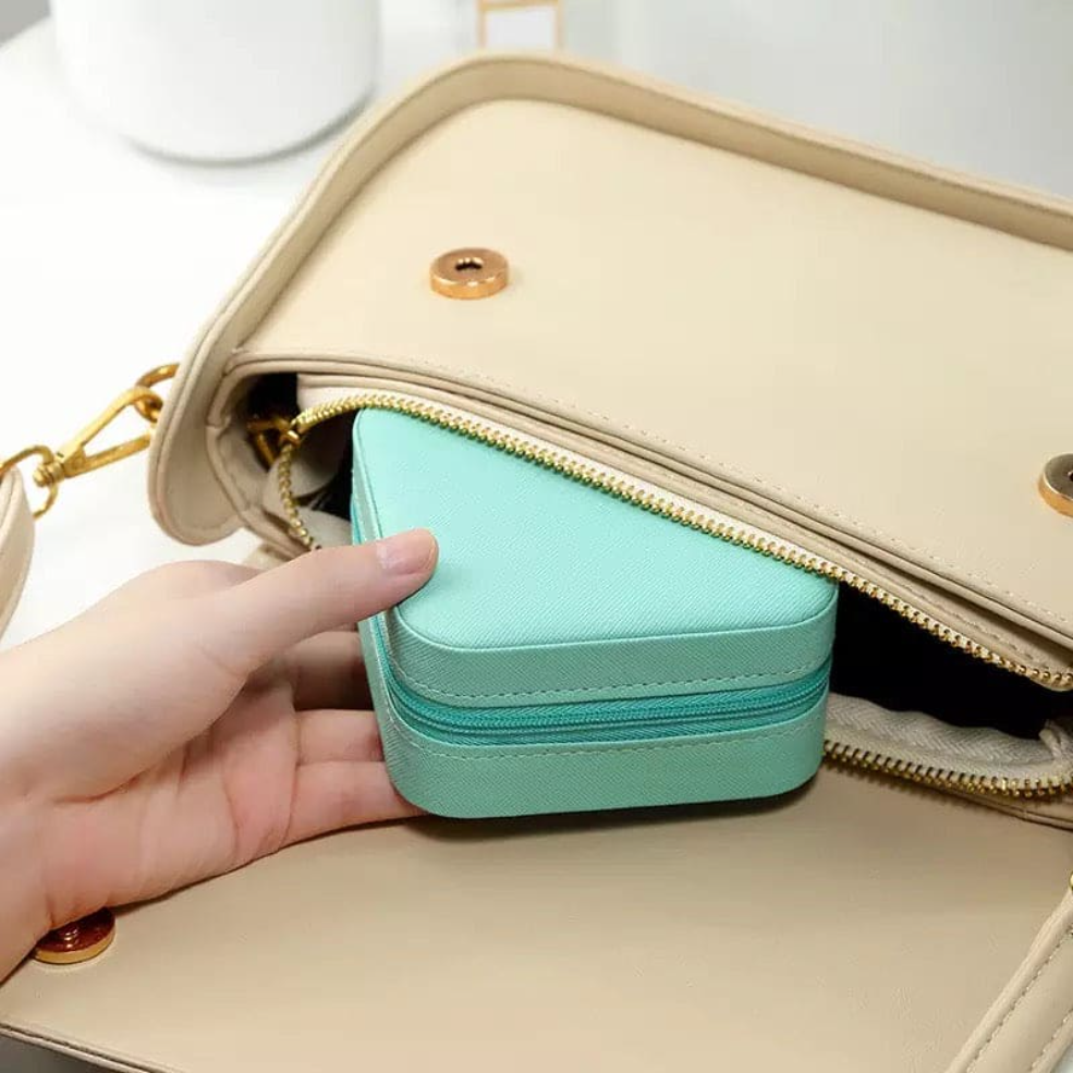Mini Leather Jewelry Box