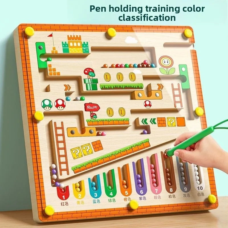 Magnetic Maze Learning Toy for Kids 3+