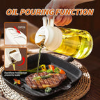 2 In 1 Glass Oil Spray Dispenser 470 ML